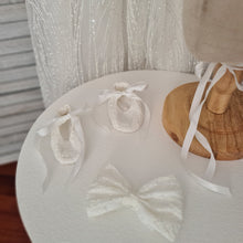 Load image into Gallery viewer, Mila with a bow - 4 Piece Christening/Baptism Gown.
