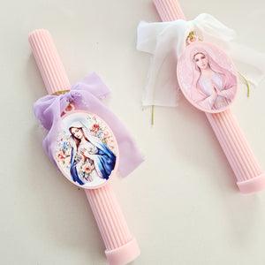 Easter Candle, Palm Sunday Candle, Orthodox Easter Candle, Lambathes.