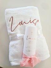 Load image into Gallery viewer, Personalised Bath Towel - theprintedloveco