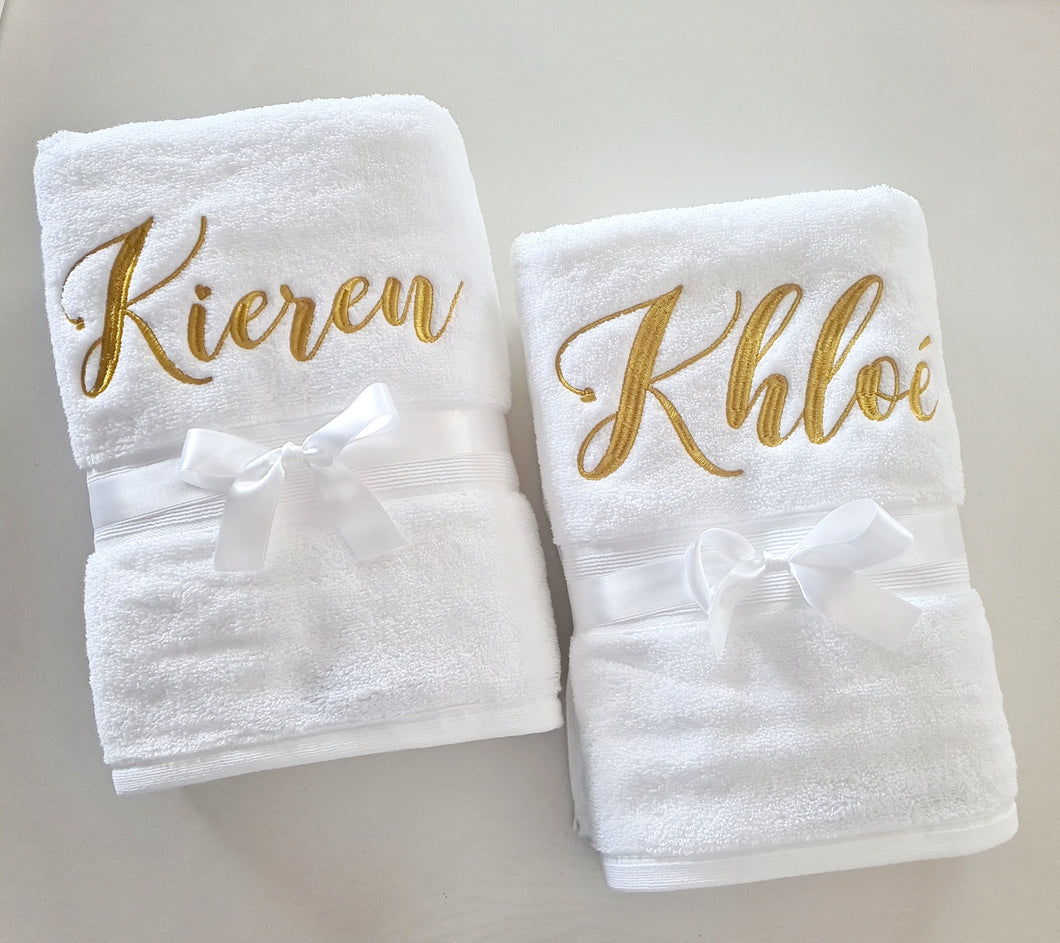 Personalised Bath Towel