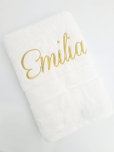 Personalised Bath Towel - SAMPLE - theprintedloveco