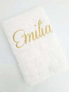 Personalised Bath Towel - SAMPLE