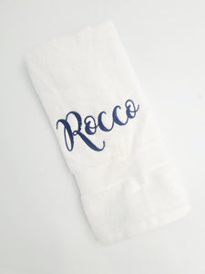 Personalised Hand Towel - SAMPLE NO CHANGES - theprintedloveco