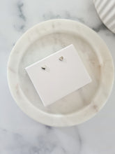 Load image into Gallery viewer, Silver Heart Earrings