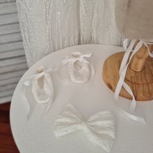 Load image into Gallery viewer, Mila with a bow - 4 Piece Christening/Baptism Gown