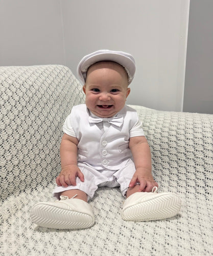 3 Pieces Boys Christening/Baptism Outfit - theprintedloveco