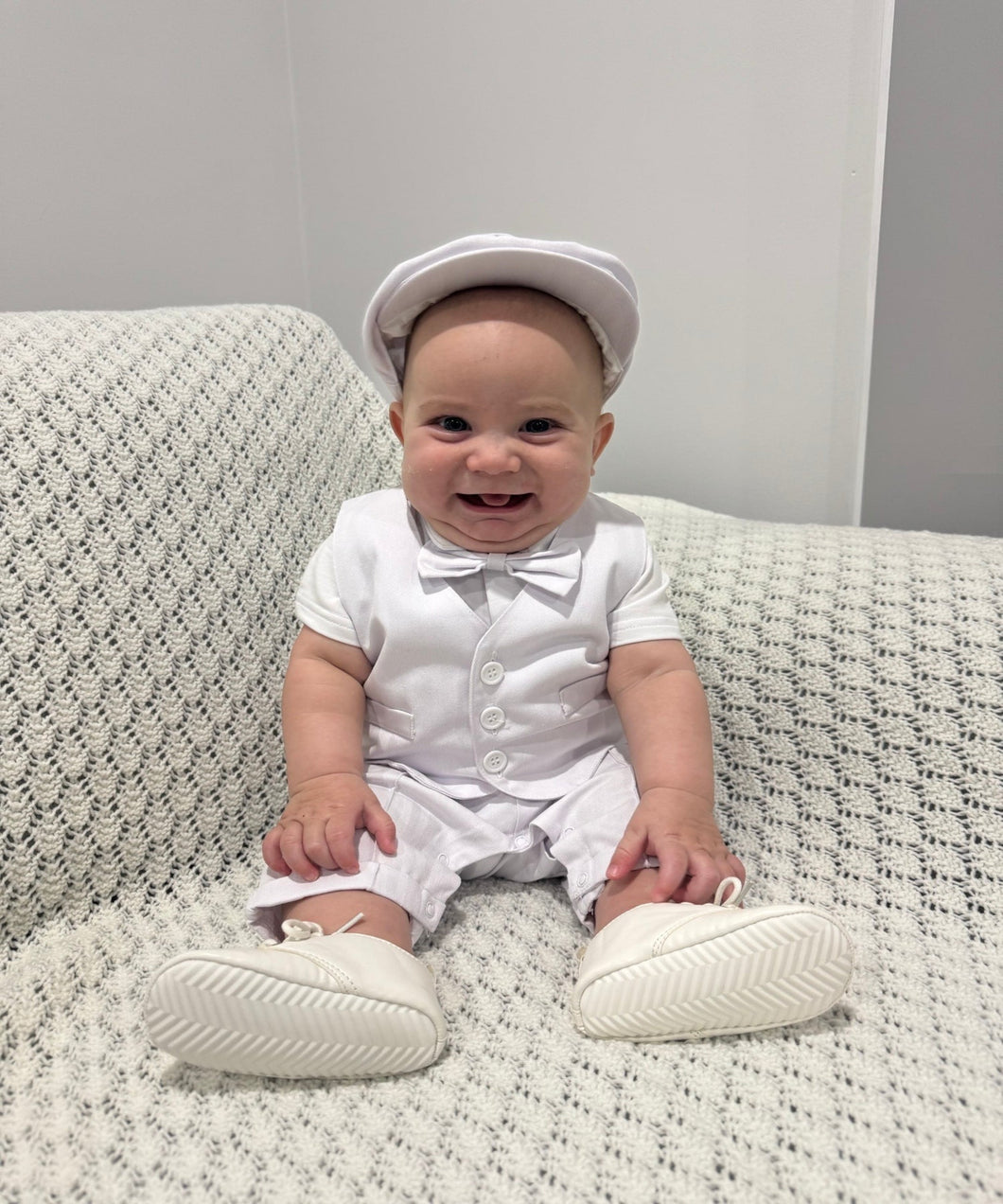 3 Pieces Boys Christening/Baptism Outfit - theprintedloveco