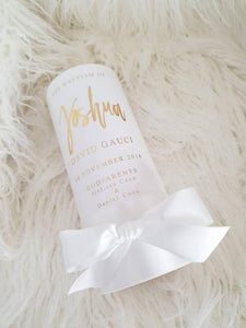 Personalised Baptism Christening Candle