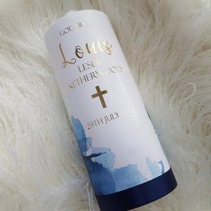 Personalised Baptism Christening Candle
