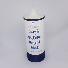 Load image into Gallery viewer, Personalised Baptism Christening Candle