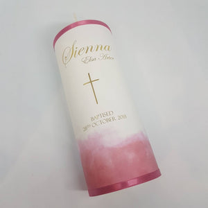 Personalised Baptism Christening Candle
