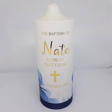 Load image into Gallery viewer, Personalised Baptism Christening Candle