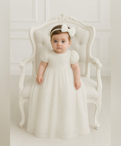Charlotte 4 Piece Christening/Baptism Gown