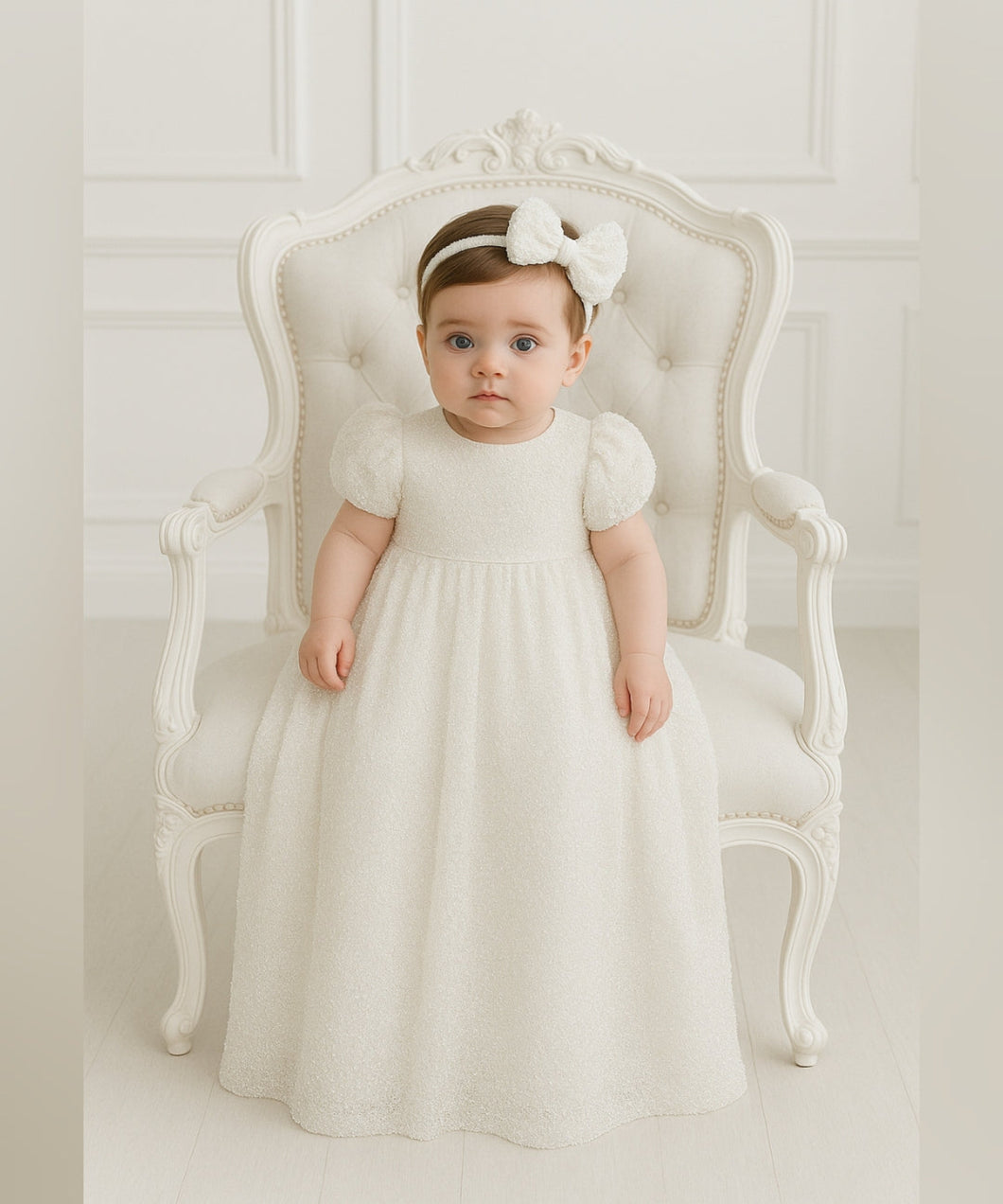 Charlotte 4 Piece Christening/Baptism Gown