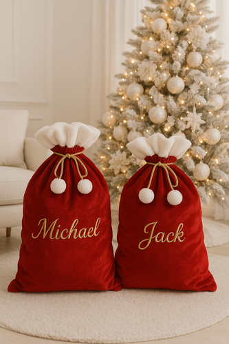 Red Santa Christmas Sacks