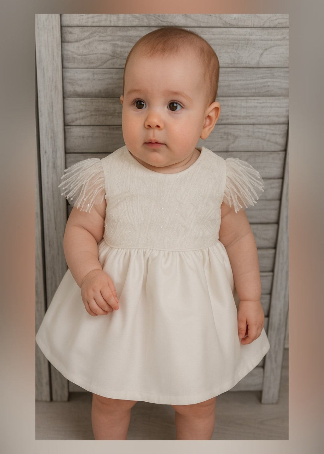 Lola 4 Piece Christening/Baptism Dress