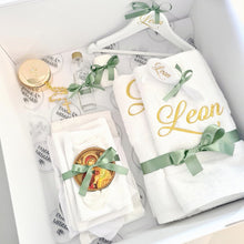 Load image into Gallery viewer, Orthodox Personalised Standard Baptism Package - With Gold or Silver Trinket Box