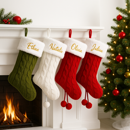 Personalised Red Santa Stocking