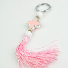 Load image into Gallery viewer, Pink cross keyring bombonniere.