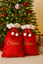 Load image into Gallery viewer, Red Santa Christmas Sacks