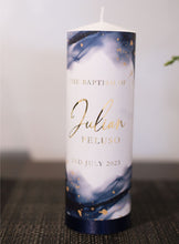 Load image into Gallery viewer, &quot;Julian&quot; Baptism Christening Candle (Choose your colours)
