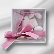 Load image into Gallery viewer, White ceramic cross bombonniere.