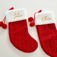 Load image into Gallery viewer, Personalised Santa Stocking