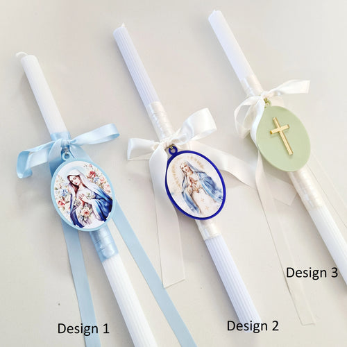 Easter Candle, Palm Sunday Candle, Orthodox Easter Candle, Lambathes - theprintedloveco