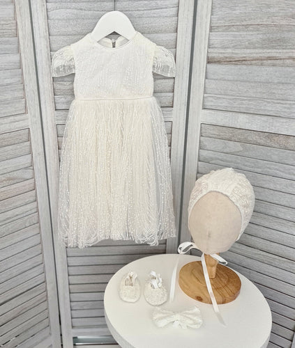 Estelle 4 Piece Christening/Baptism Dress - theprintedloveco