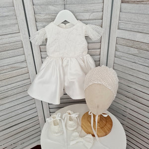 Lola 4 Piece Christening/Baptism Dress.