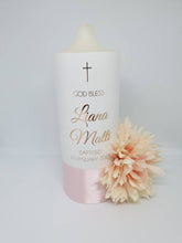 Load image into Gallery viewer, &quot;Liana&quot; Baptism Christening Candle (Choose your colours)
