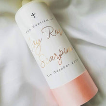 Load image into Gallery viewer, &quot;Ivy&quot; Baptism Christening Candle (Choose your colours)