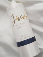 Load image into Gallery viewer, &quot;Jacob&quot; Baptism Christening Candle (Choose your colours)