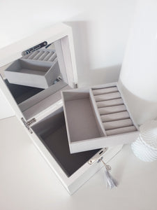 Personalised Jewellery Box - WHITE - theprintedloveco