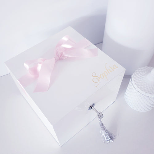 Personalised Jewellery Box - WHITE