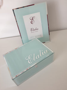 Olivia Glass Jewellery Box - 4 Colours available - theprintedloveco