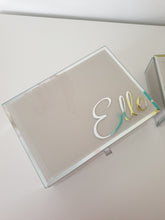 Load image into Gallery viewer, Olivia Glass Jewellery Box - 4 Colours available - theprintedloveco