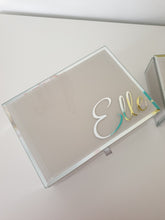 Load image into Gallery viewer, Olivia Glass Jewellery Box - 4 Colours available