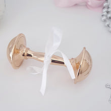 Load image into Gallery viewer, Gold Plated Baby Rattle