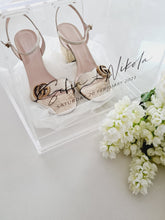 Load image into Gallery viewer, Acrylic Wedding Shoe Box - theprintedloveco