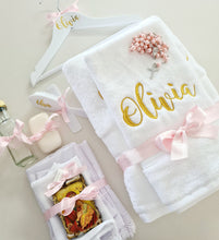 Load image into Gallery viewer, Contents only -  Orthodox Personalised Standard Christening Package (Choose your colours)