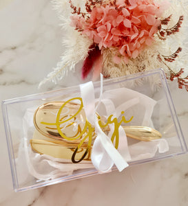 Mini Clear Personalised Gift Box - theprintedloveco