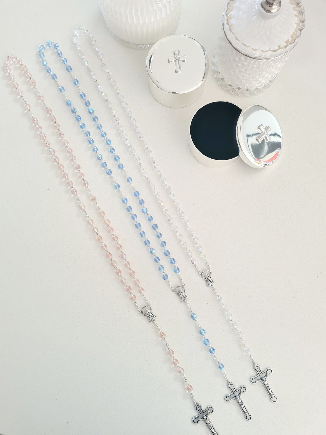 Crystal Rosary Beads - theprintedloveco
