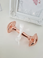 Load image into Gallery viewer, Rose Gold Plated Baby Rattle