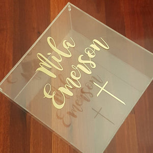 Acrylic Personalised Gift Box