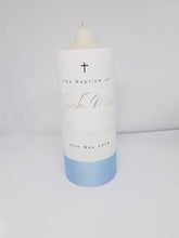 Load image into Gallery viewer, &quot;Ivy&quot; Baptism Christening Candle (Choose your colours)