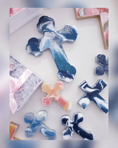 Catholic Resin Cross - theprintedloveco