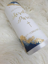 Load image into Gallery viewer, &quot;Jordan&quot; Baptism Christening Candle (Choose your colours)