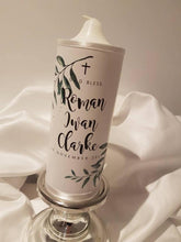 Load image into Gallery viewer, &quot;Fletcher&quot; Baptism Christening Candle (Choose your colours)