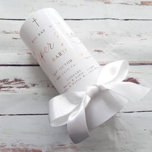 Load image into Gallery viewer, &quot;Xavier&quot; Baptism Christening Candle (Choose your colours)
